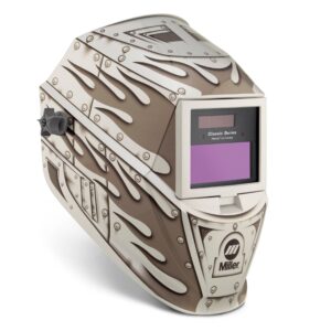 Miller Classic Series Welding Helmet w/ ClearLight Lens, Metalworks - 287810