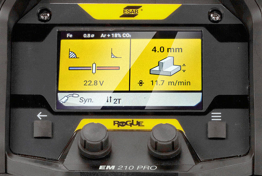 ESAB_Rogue_EM210PRO_front_ON_Closeup_hi
